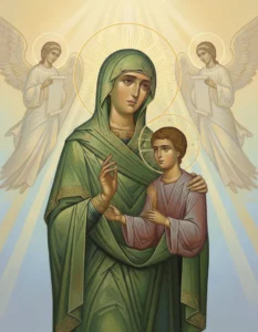 Молебен о защите и освобождении сына