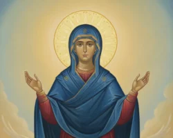 Подайте прошение в церковь на молебен Богородице перед иконой Живоносный источник